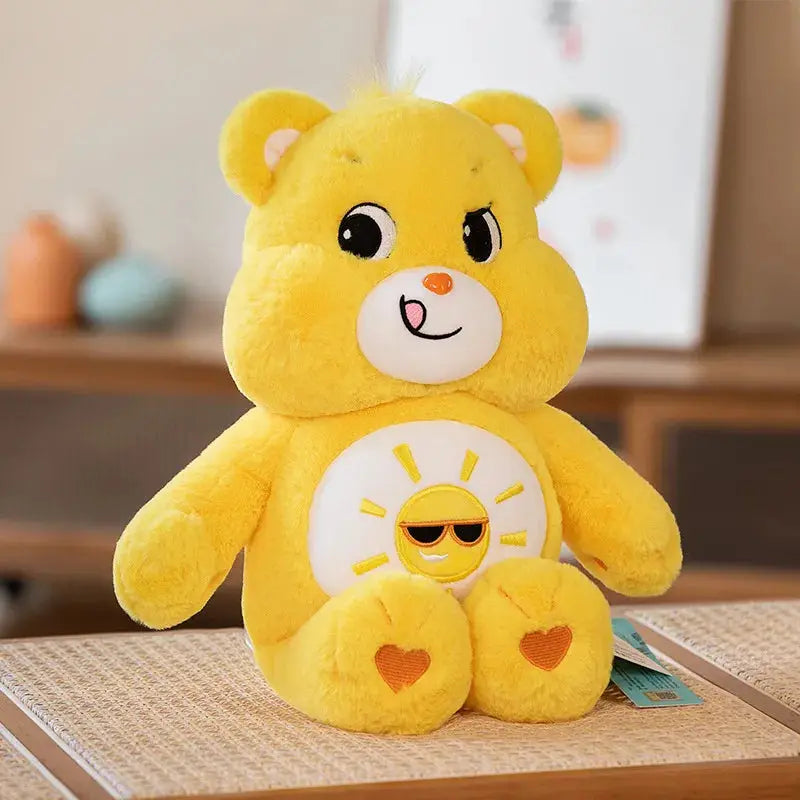 peluche bisounours jaune