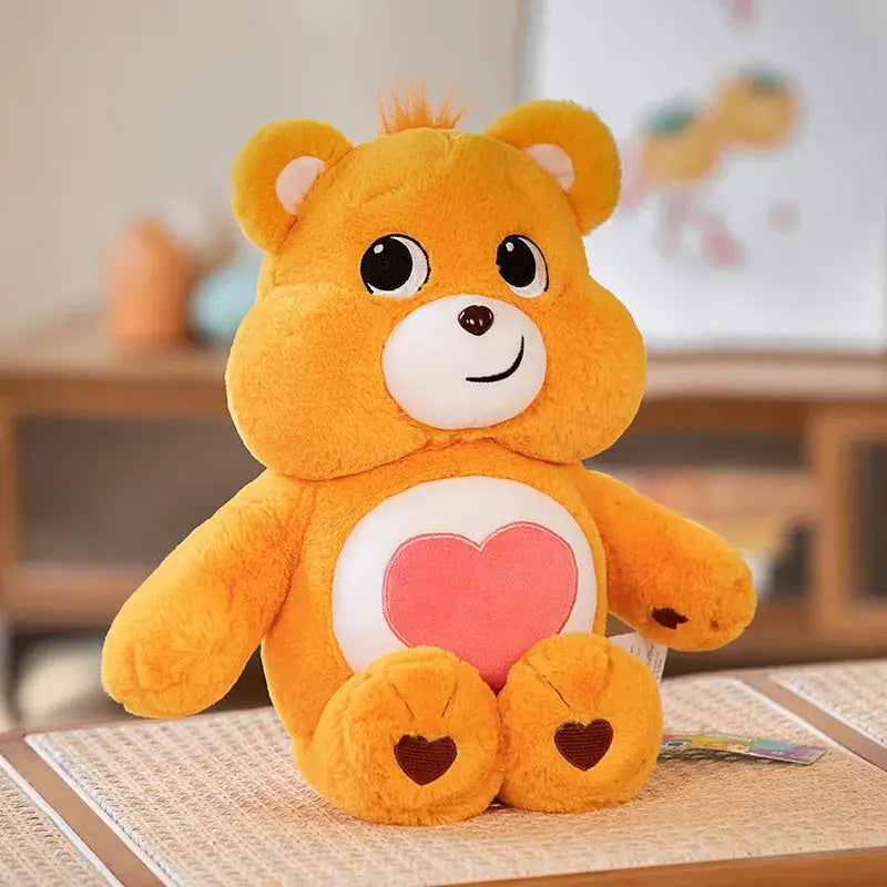 peluche bisounours orange