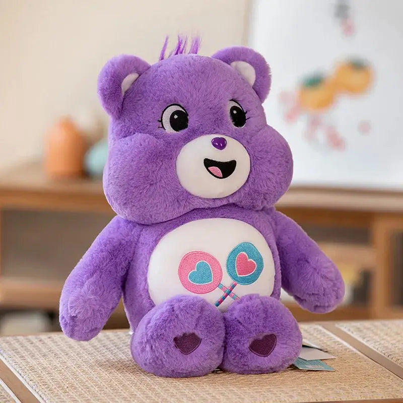 peluche bisounours violet