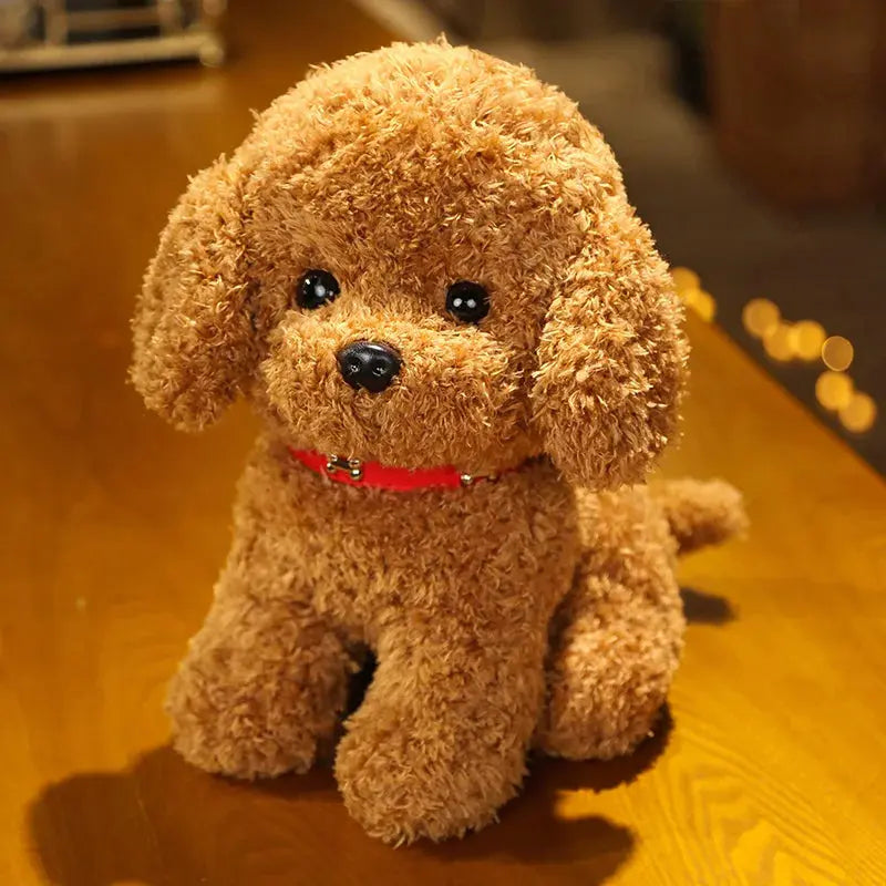 peluche caniche caramel