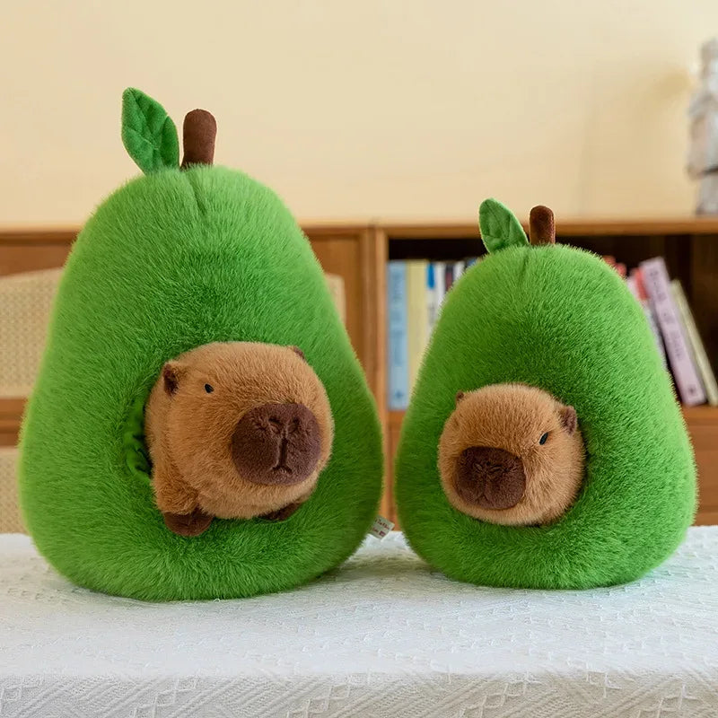 peluche capybara avocat