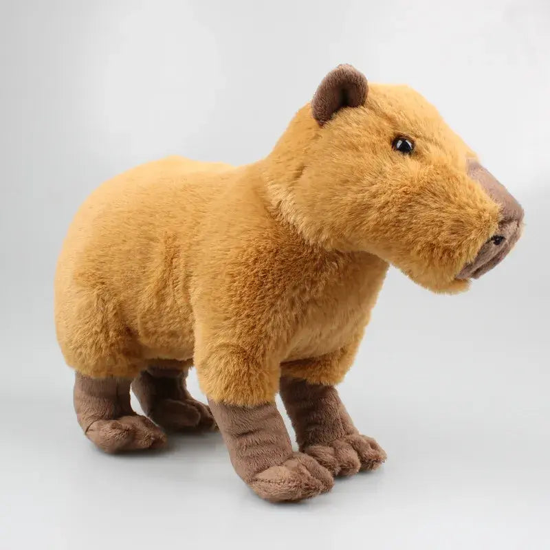 peluche capybara vue de côté