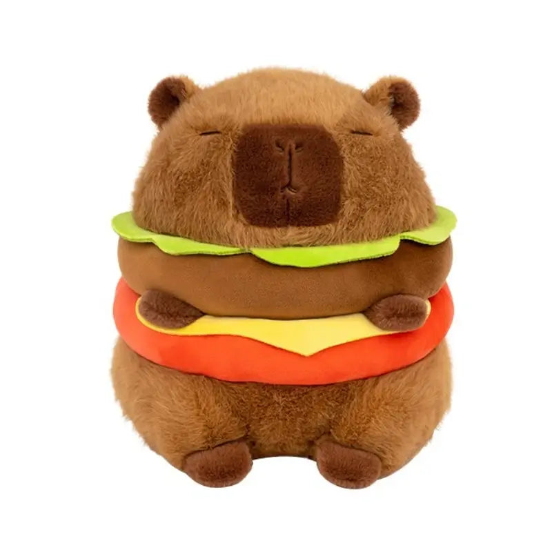Capybara Hamburger Plush 20cm
