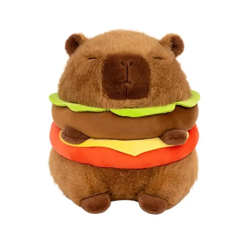peluche capybara hamburger