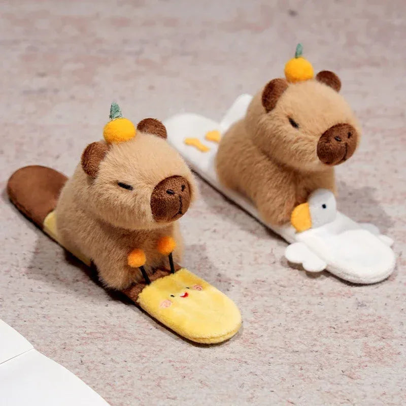 peluche capybara kawaii abeille