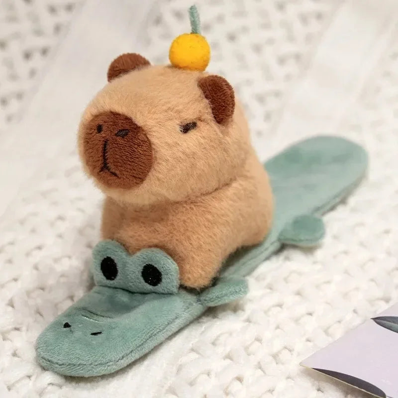 peluche capybara kawaii crocodile