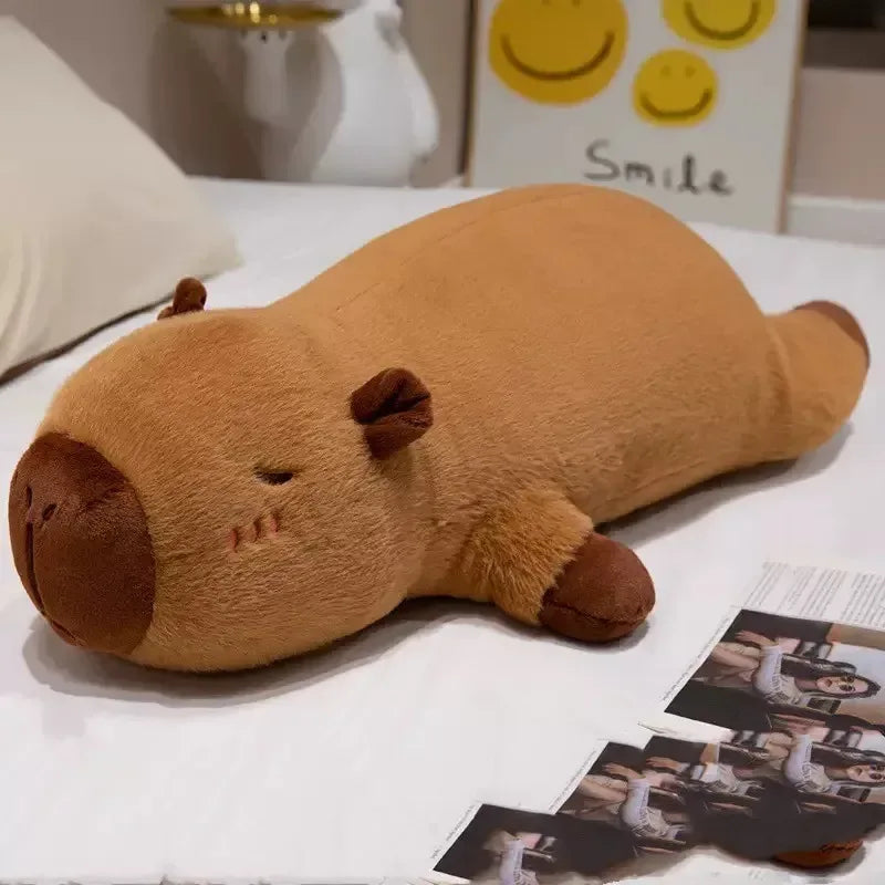 peluche capybara longue et douce