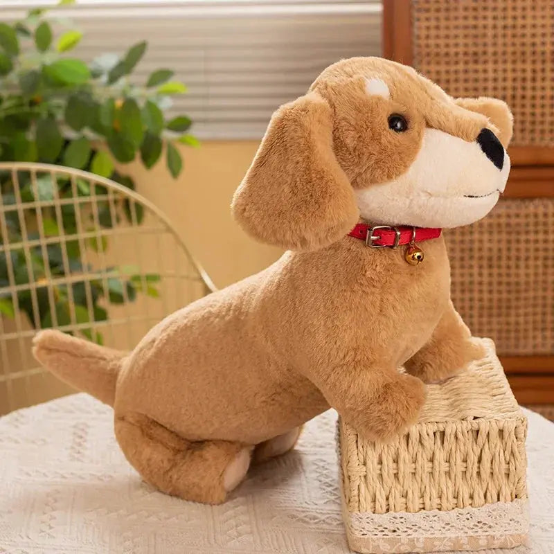 Peluche perro salchicha shop