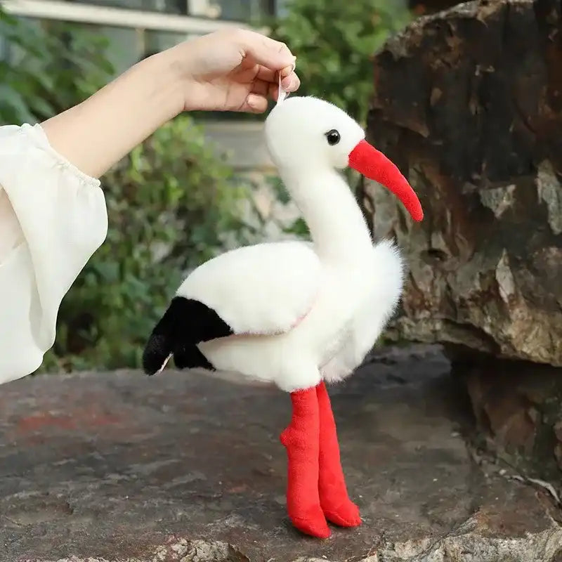 Peluche de cigüeña gigante
