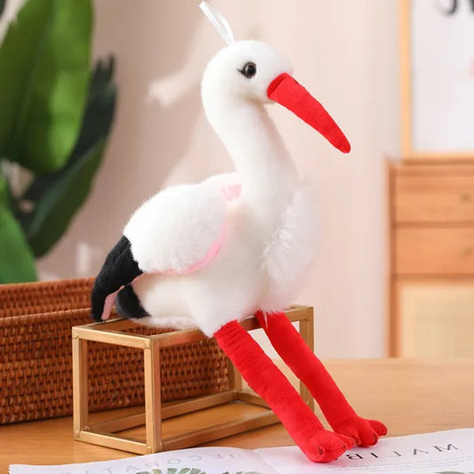 Peluche de cigüeña