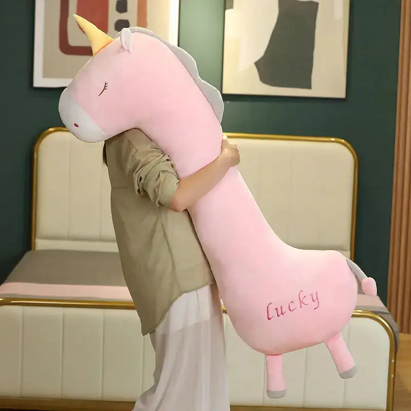 peluche coussin licorne