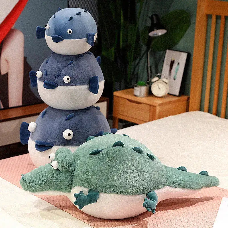 Crocodile Ball Plush Grande Peluche