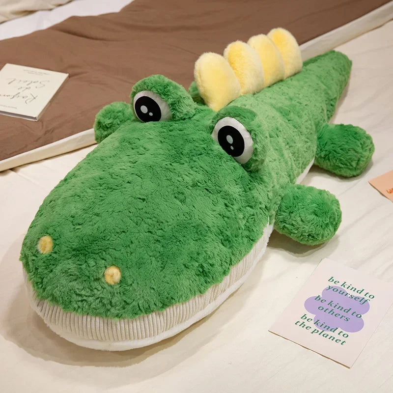 peluche crocodile multicolore vert