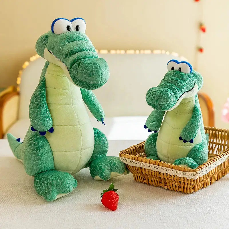 peluche crocodile rigolote