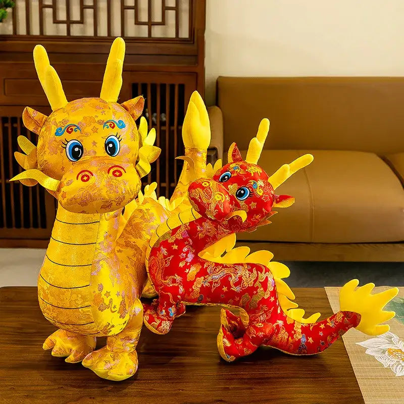 peluche dragon asiatique