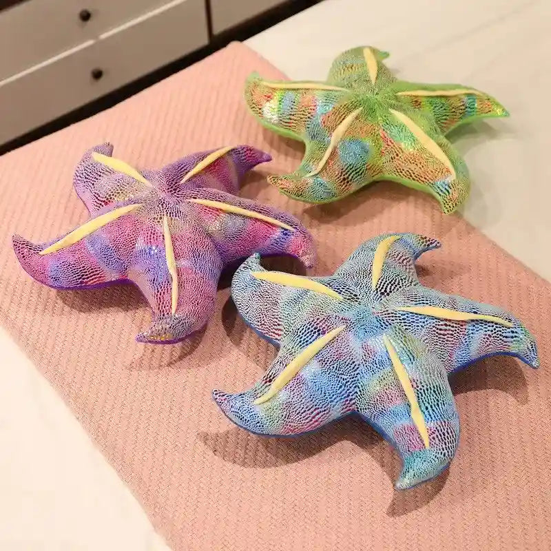 Peluche de estrella de mar de colores