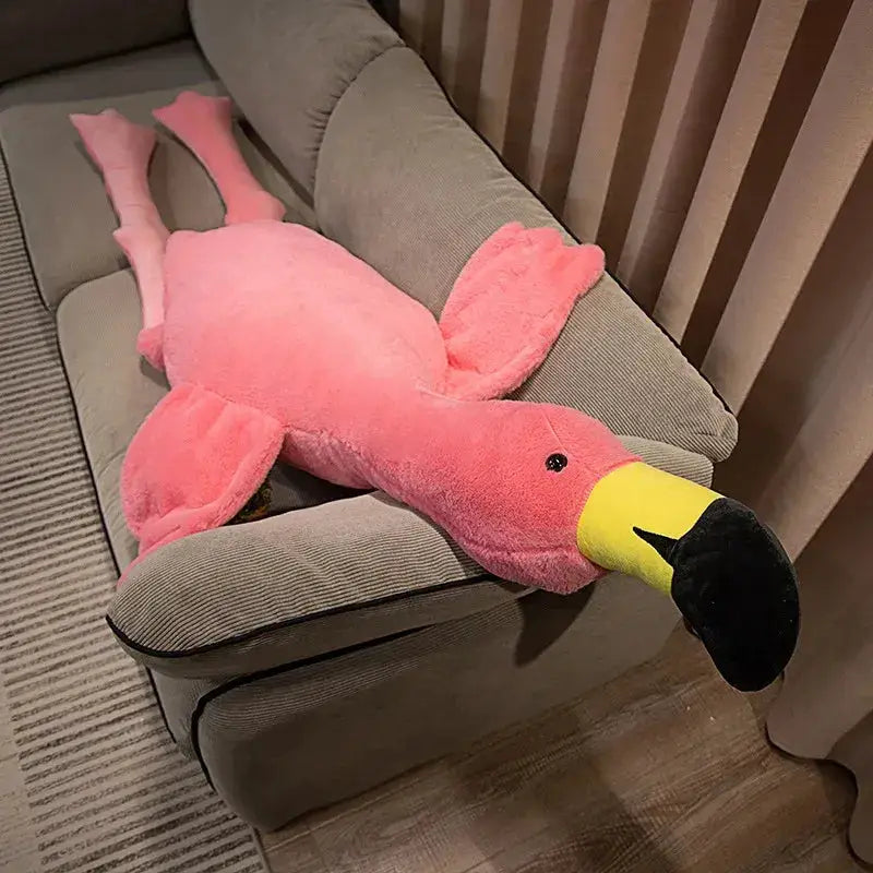 Giant pink flamingo stuffed animal shop