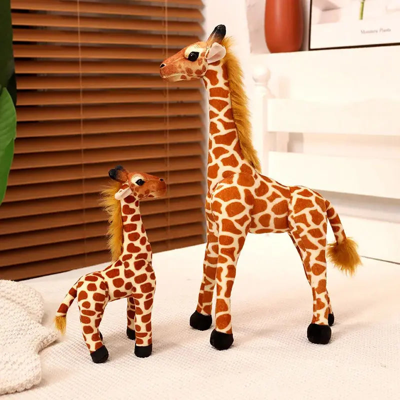 peluche girafe crinière