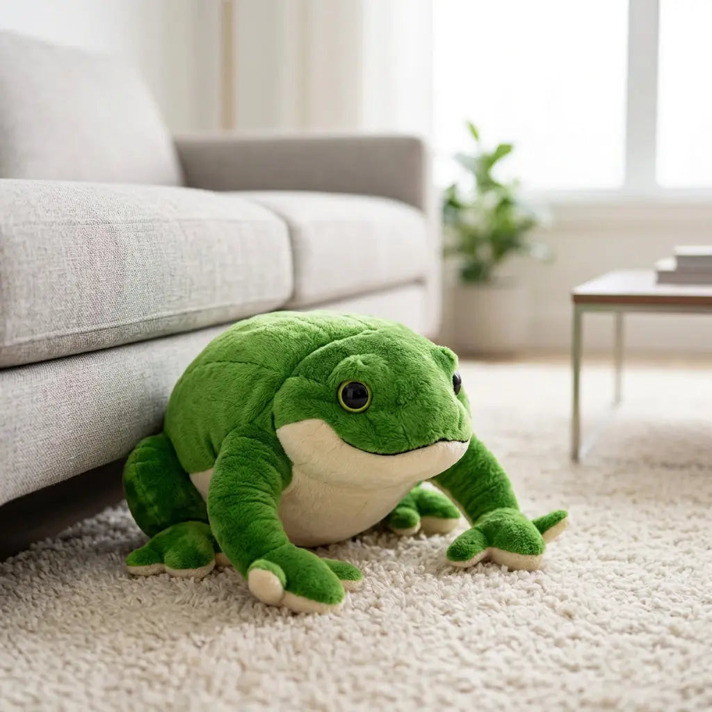 Beschwertes Frosch-Kuscheltier