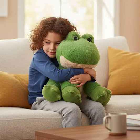 peluche grenouille