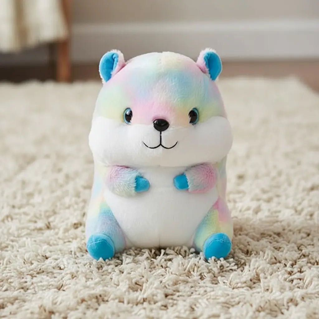peluche hamster coloré