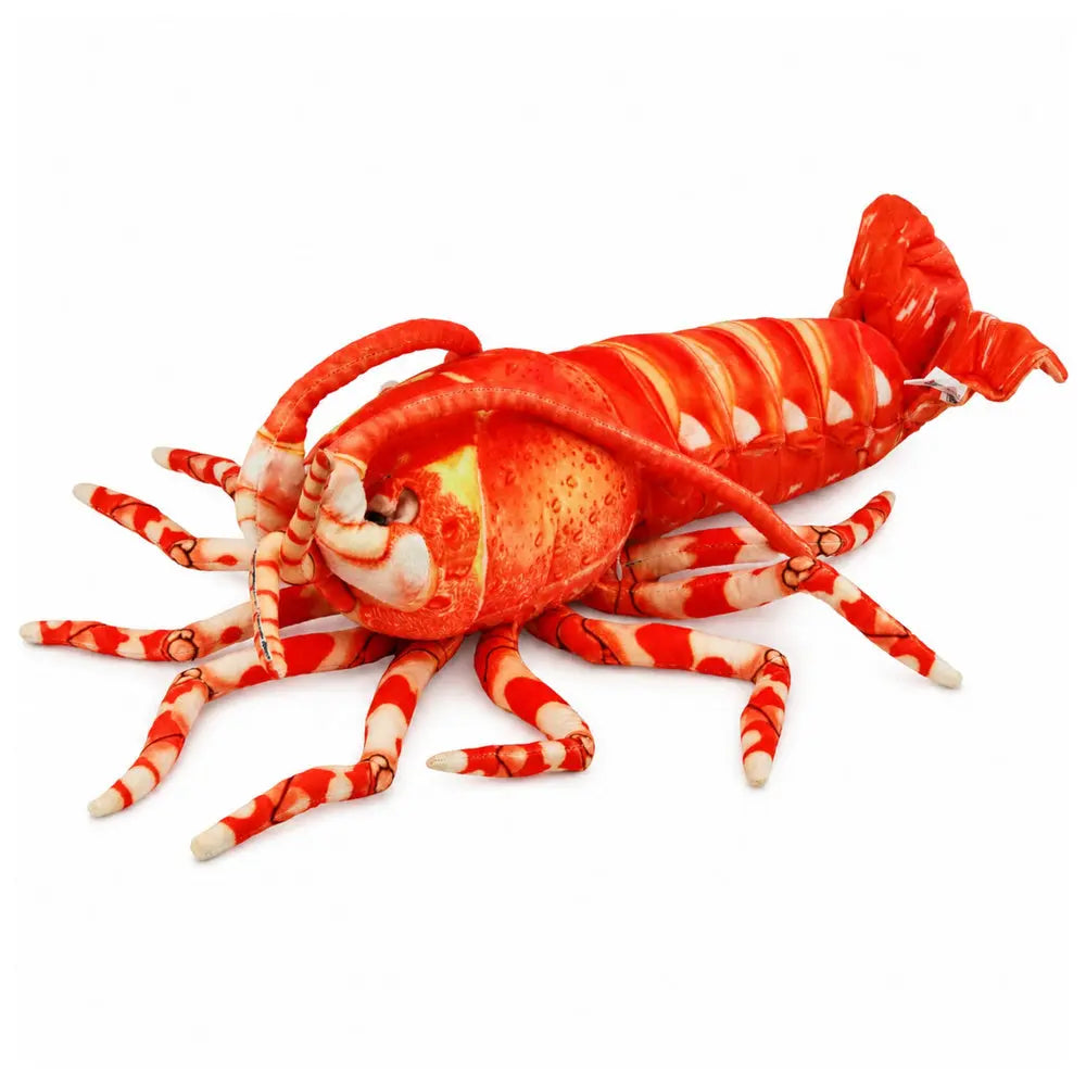 Peluche crustacé rouge de 55 cm