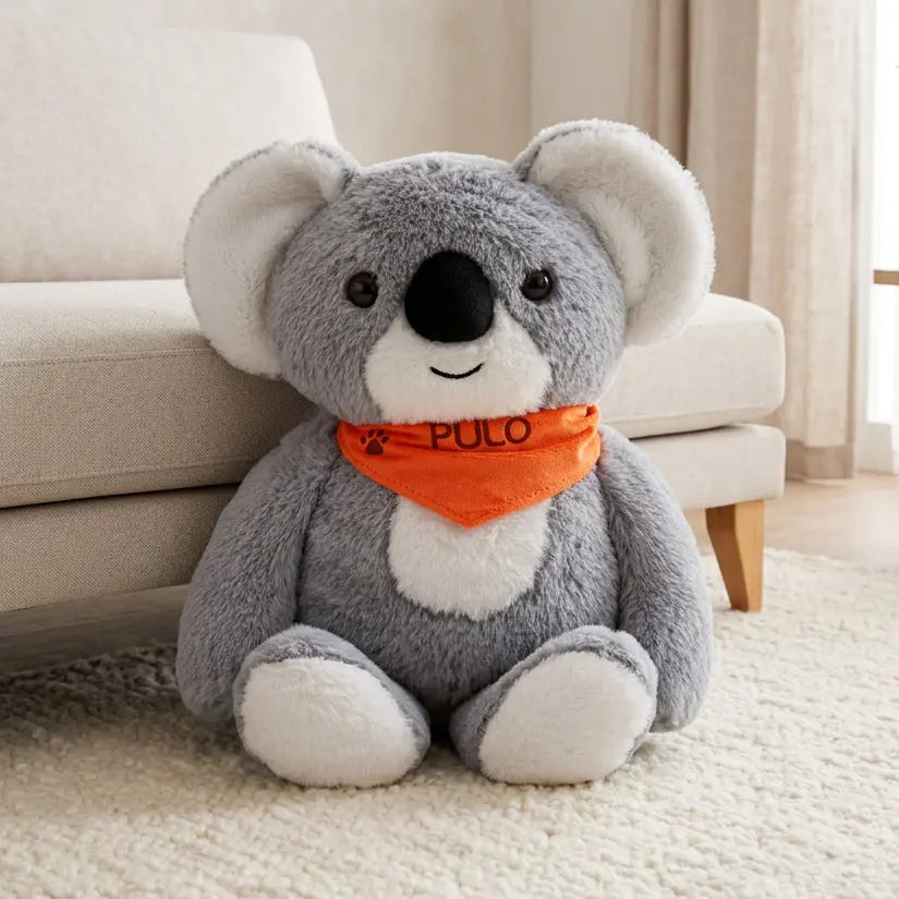 Grey koala weighted 35 cm plush toy