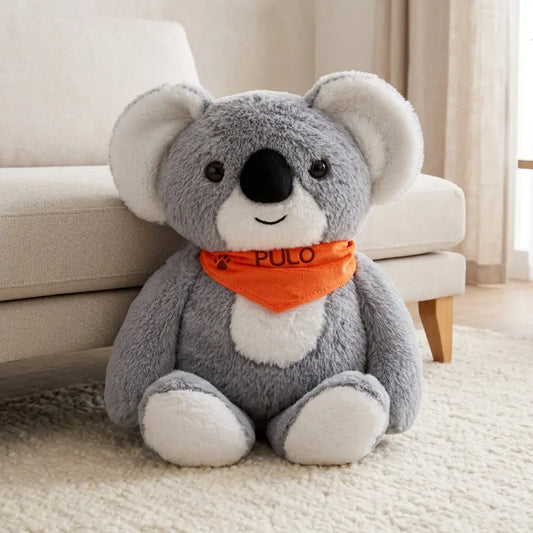 Grey koala weighted 35 cm plush toy