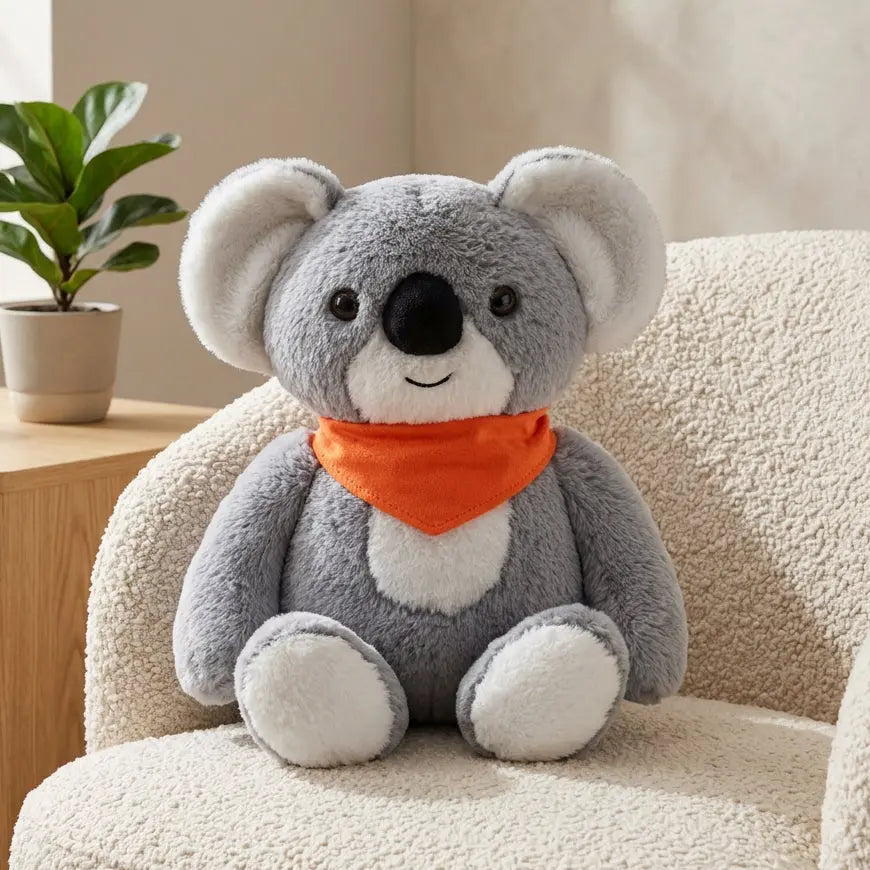 Grey koala weighted 35 cm plush toy
