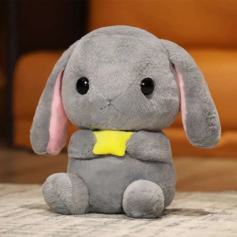 Peluche lapin gris sales