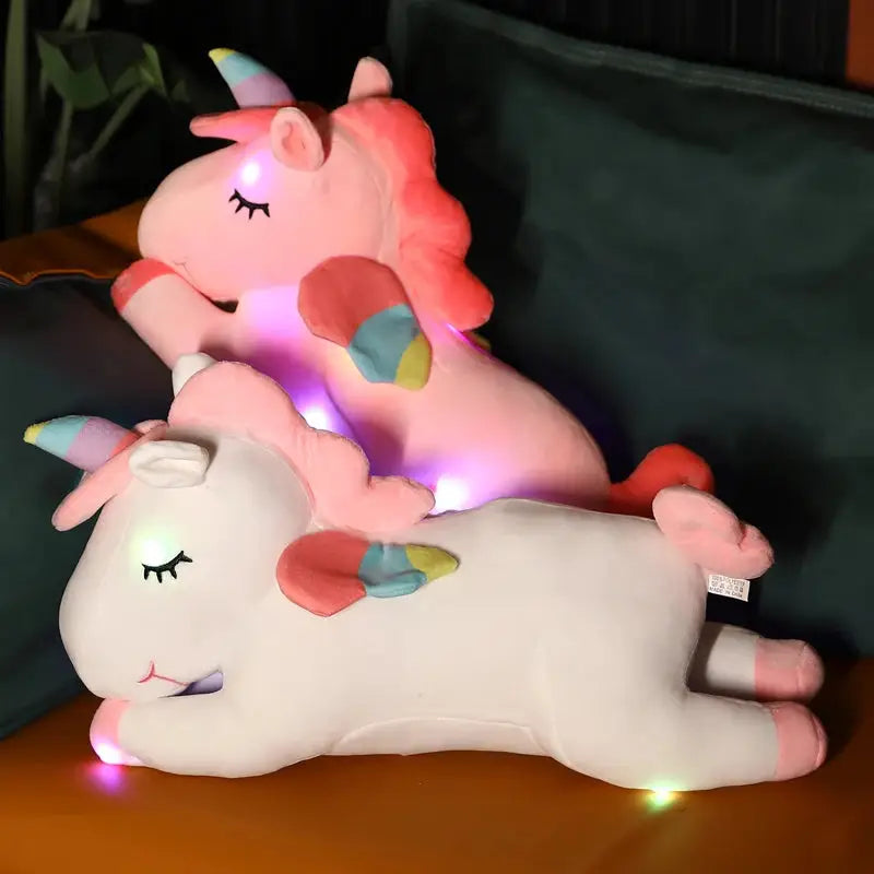 peluche licorne lumiere