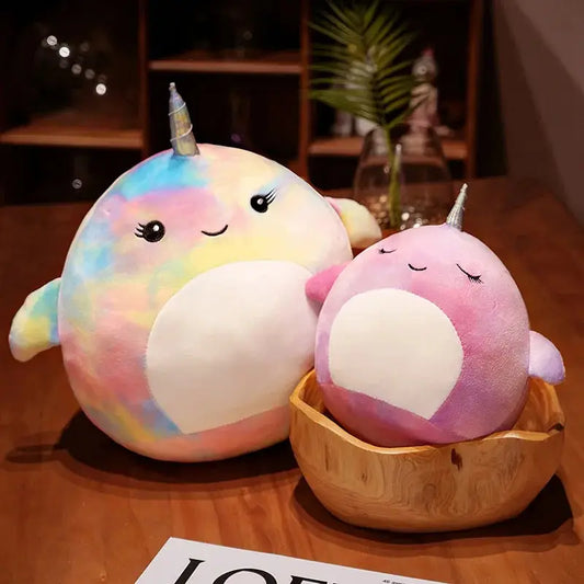 peluche licorne ronde