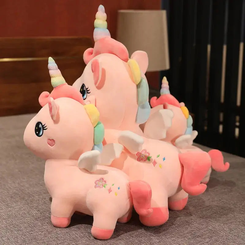 peluche licorne rose mignonne