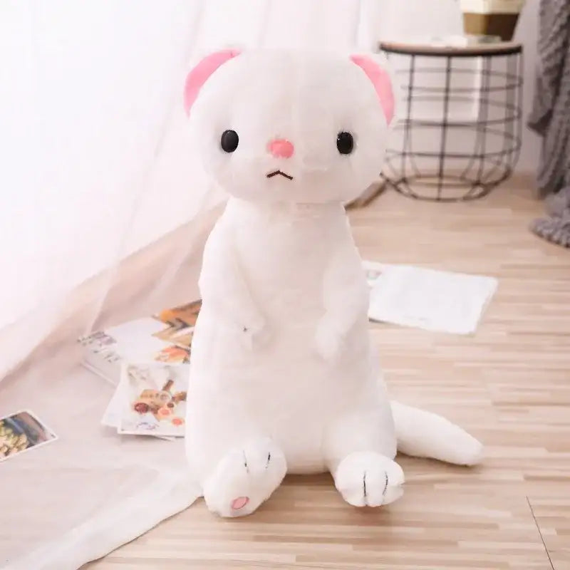 peluche loutre blanche innocente