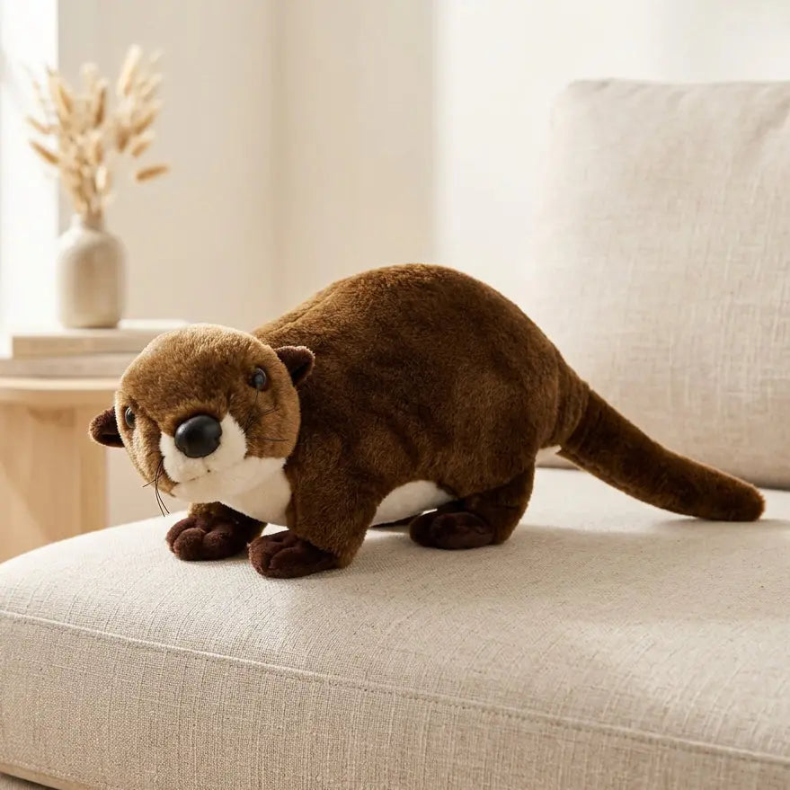Otter-Kuscheltier in Braun, 40 cm