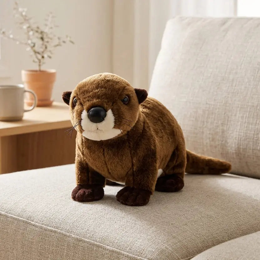 Otter-Kuscheltier in Braun, 40 cm