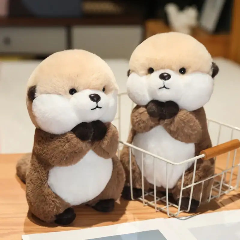 peluche loutre mignonne