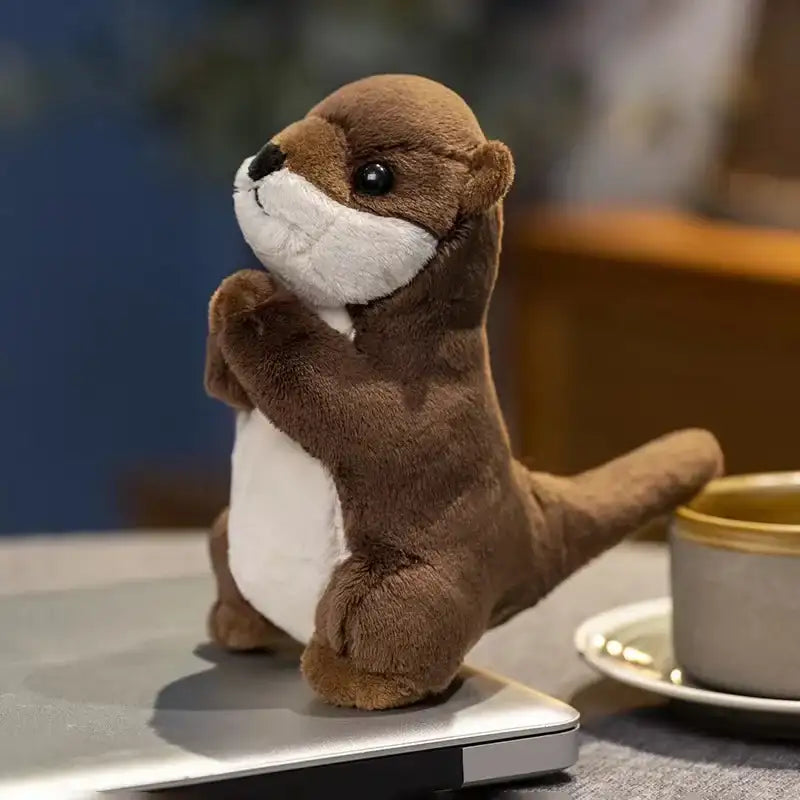 peluche loutre mignonne