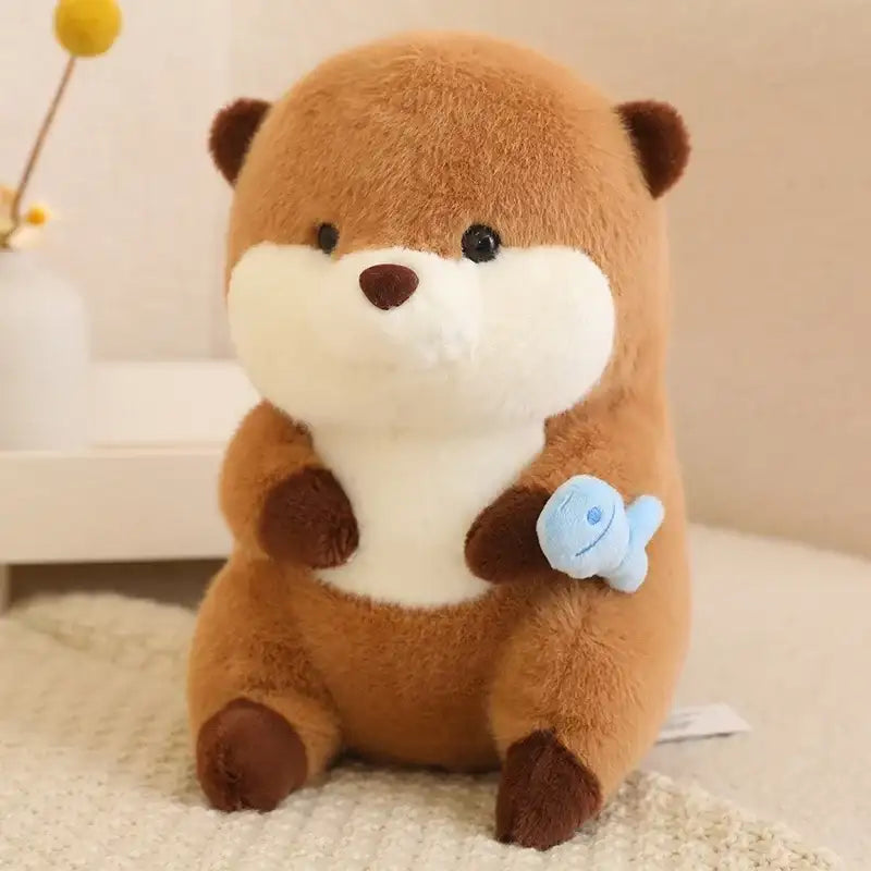 peluche loutre mignonne