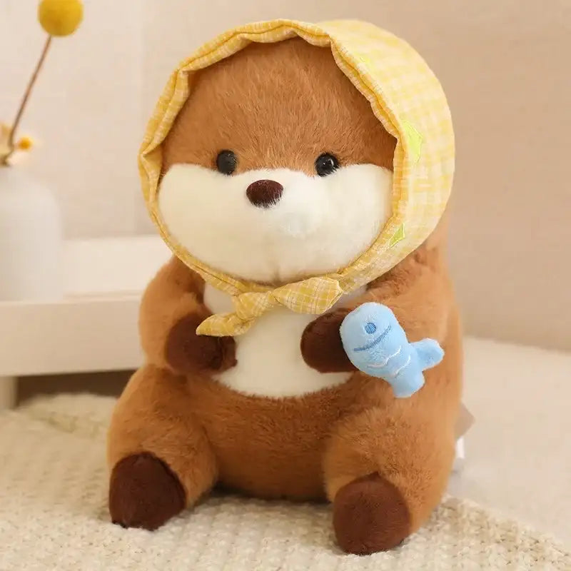 peluche loutre voile