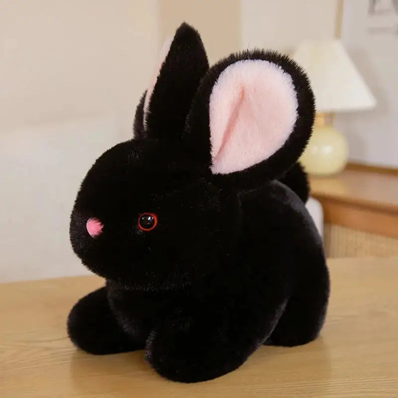 peluche mini lapin noir