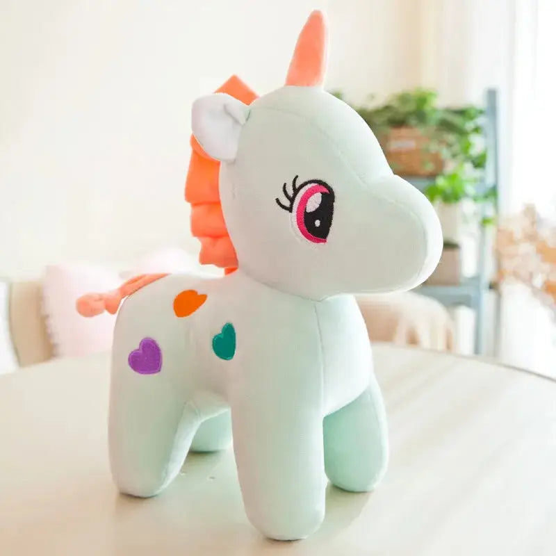 mini peluche licorne blanc