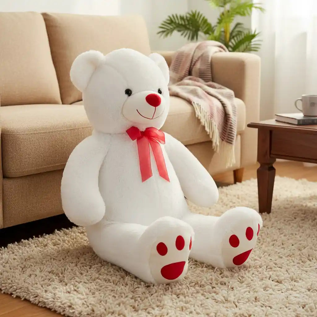 peluche nounours blanc