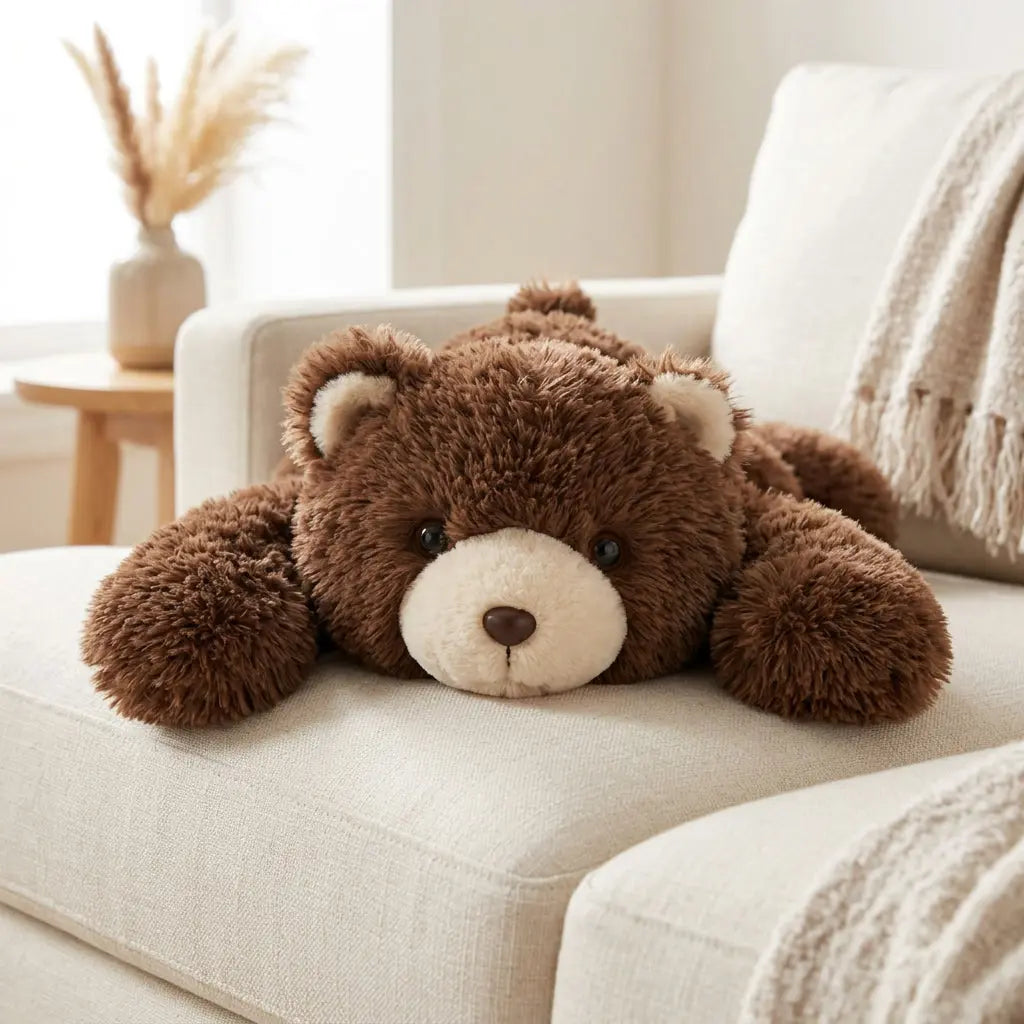 Brown Teddy Bear weighted, 30 cm plush toy