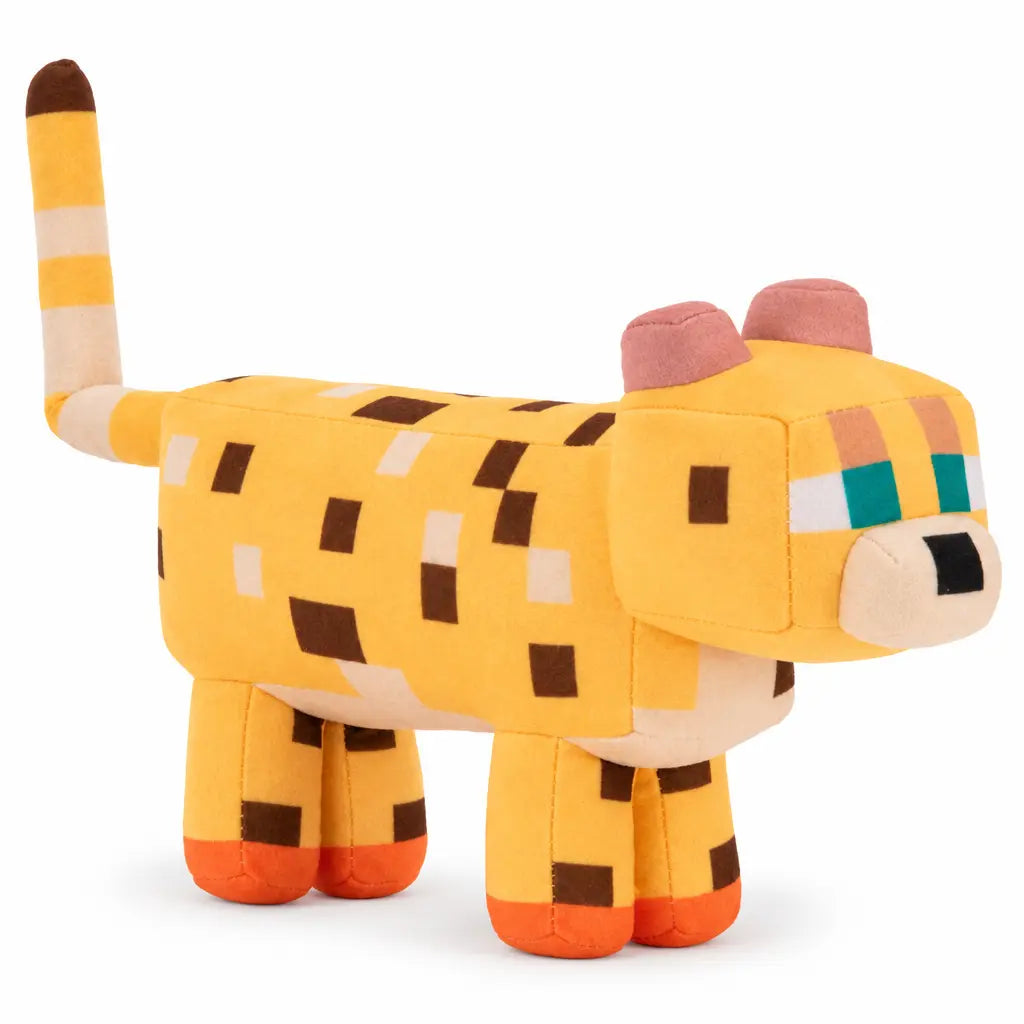 Jouet en peluche à l’effigie de Ocelot Minecraft de 31 cm