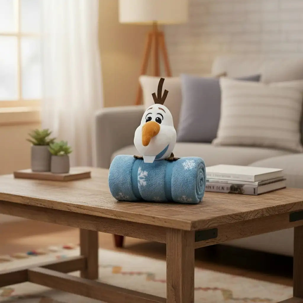 peluche olaf plaid
