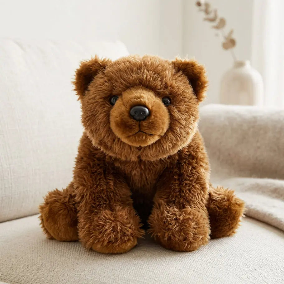 Realistic Brown Bear 30 cm plush toy