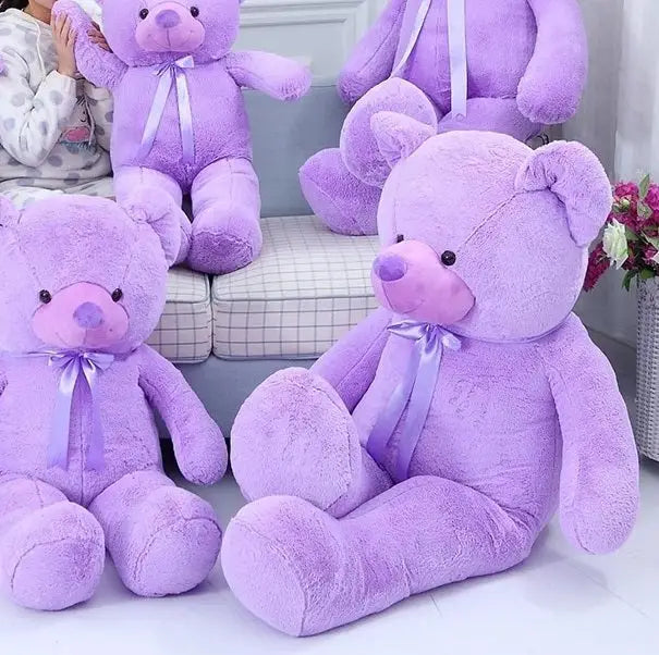 Oso de Peluche Violeta 60 a 120 cm