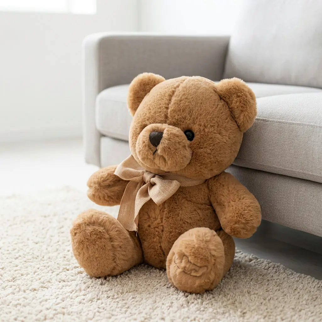 Brown Teddy Bear with a nœud plush toy