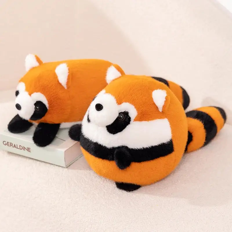 peluche panda roux orange